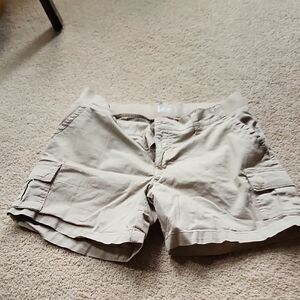 Lee Women's Beige Cargo Shorts